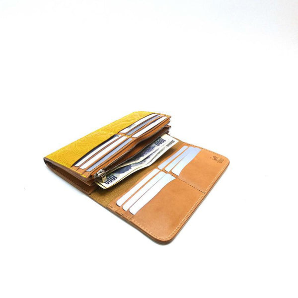 二つ折りF ベロ無し ペイズリー