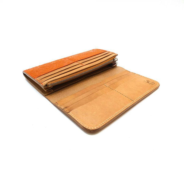 二つ折りF ベロ無し ペイズリー