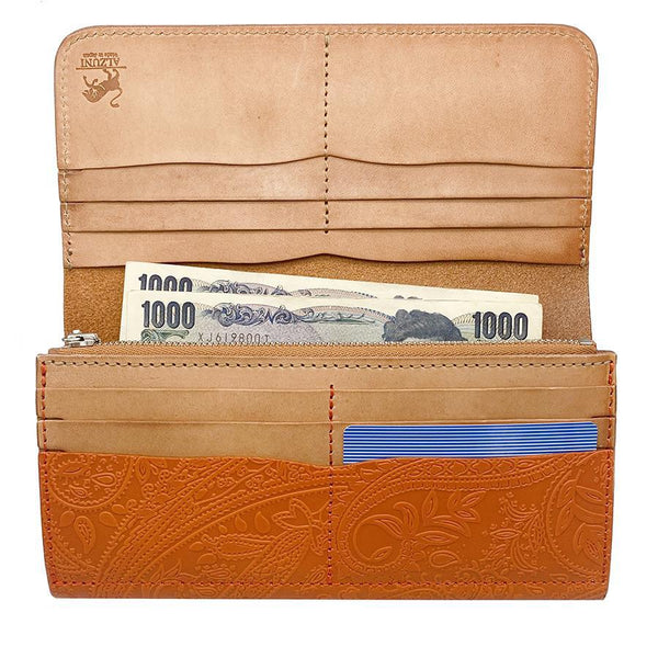 二つ折りF ベロ無し ペイズリー