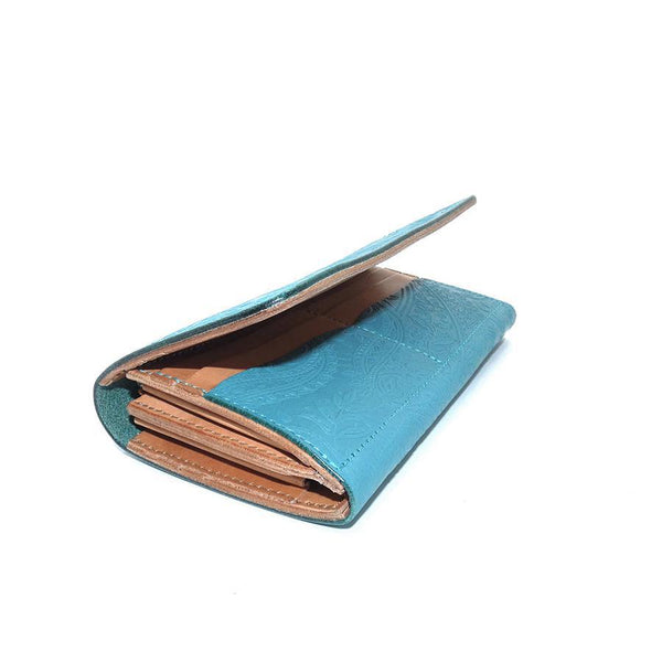 二つ折りF ベロ無し ペイズリー