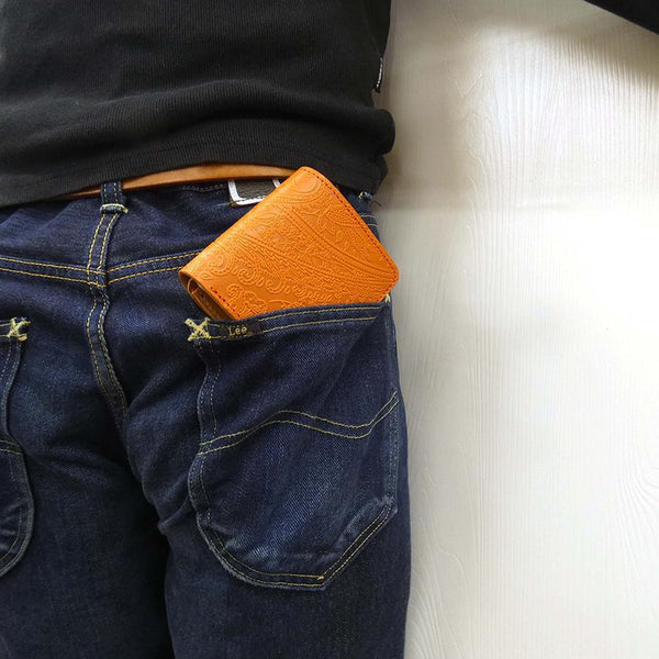 ミニマム財布 ペイズリー