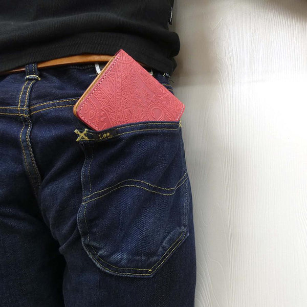 ミニマム財布 ペイズリー