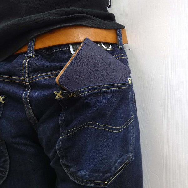 ミニマム財布 ペイズリー