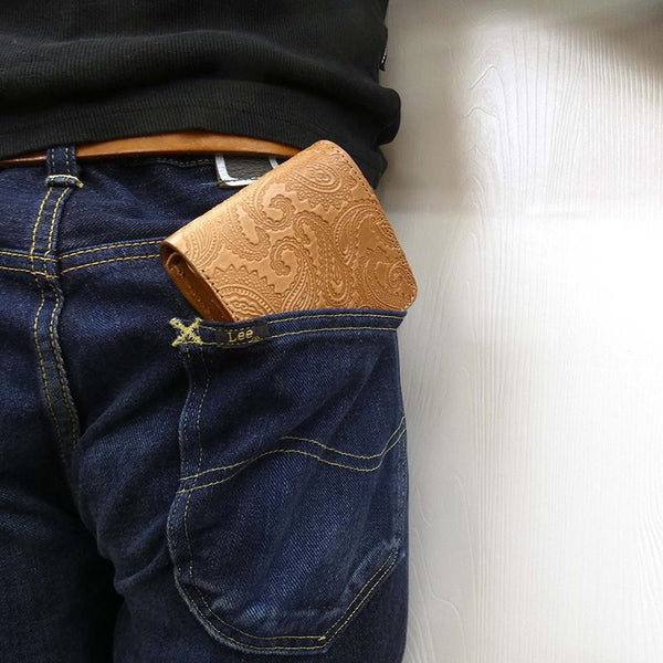 ミニマム財布 ペイズリー