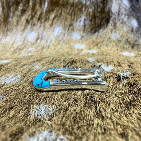 40mm帆型美錠(ターコイズ柄)