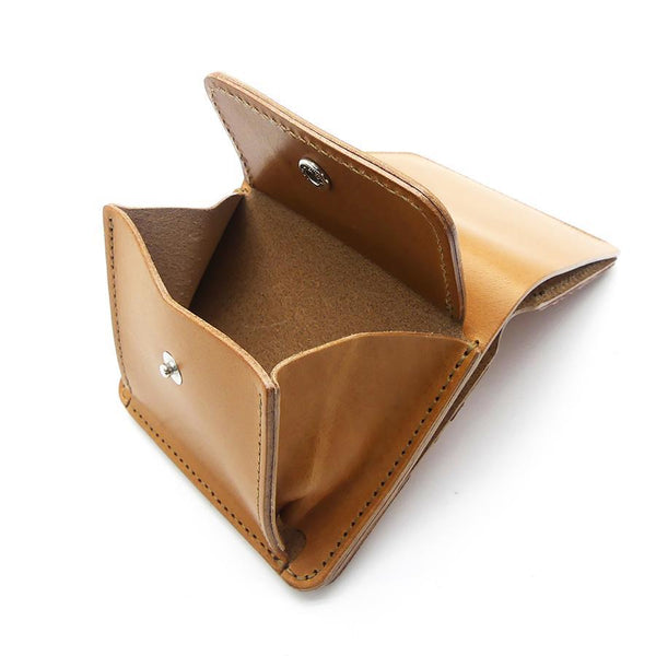 ミニマム財布両面カード アウトポケット サドル