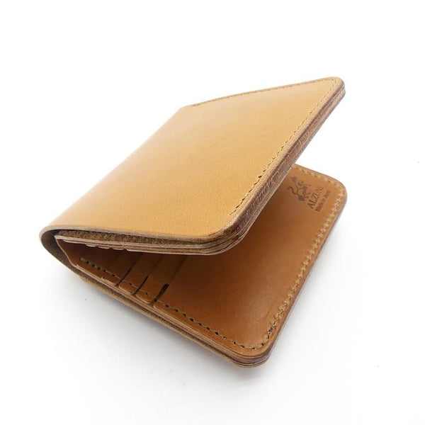 ミニマム財布両面カード アウトポケット サドル