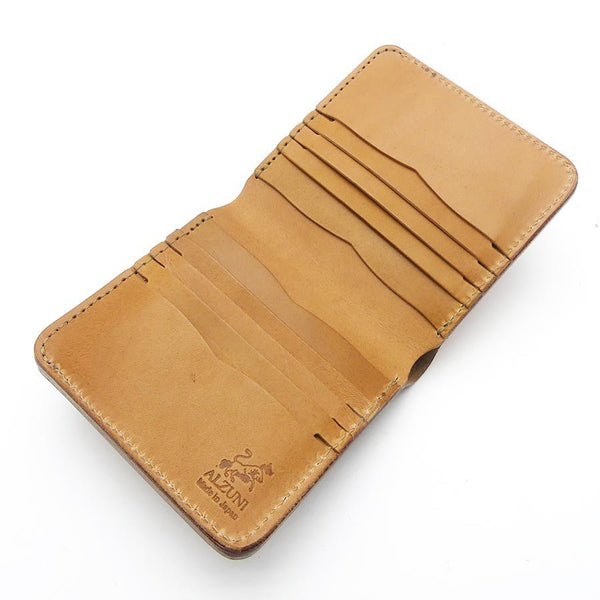 ミニマム財布両面カード アウトポケット サドル