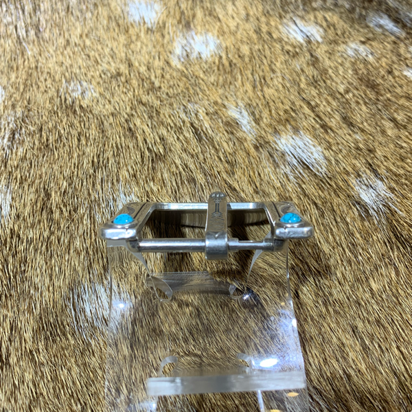 40mm2点美錠(ターコイズ柄)