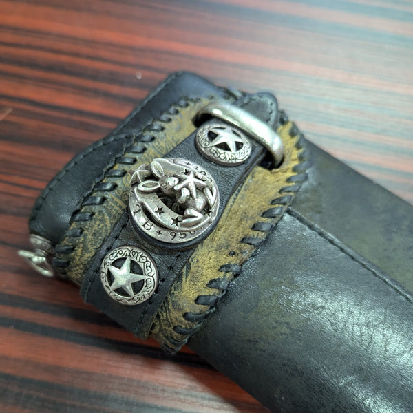 W様限定 三つ折り長財布Wステッチカラー変更と修理