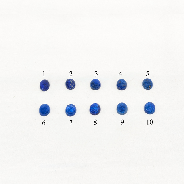 印台コンチョ ラピスラズリ8x10