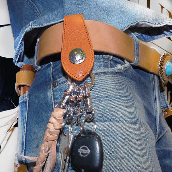 1467タイプ 貼り合わせキーホルダー ペイズリー