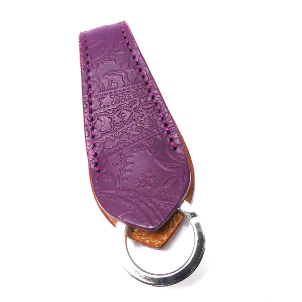 1467タイプ 貼り合わせキーホルダー ペイズリー