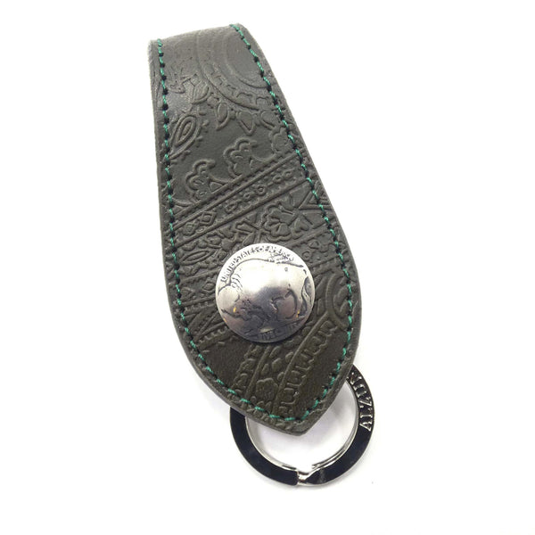 1467タイプ 貼り合わせキーホルダー ペイズリー