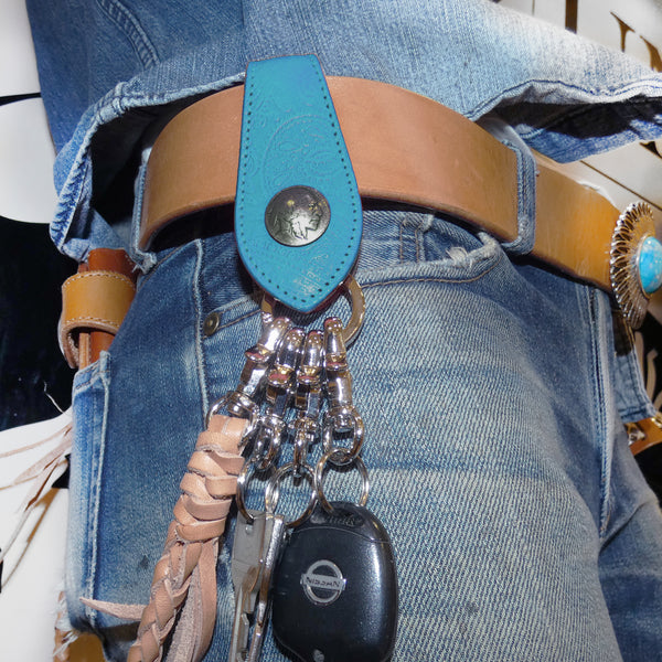 1467タイプ 貼り合わせキーホルダー ペイズリー