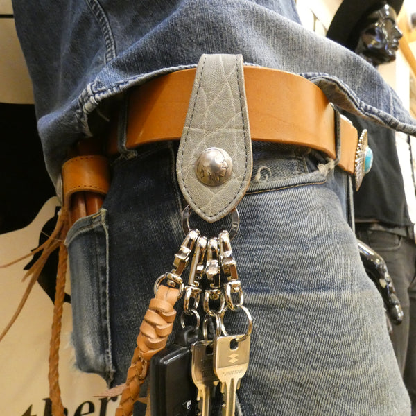 1467タイプ 貼り合わせキーホルダー エレファントレザー