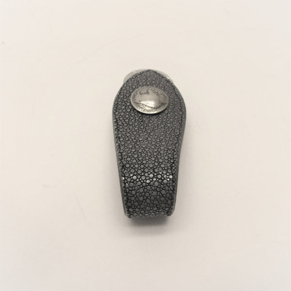 1467タイプ 貼り合わせキーホルダー 銀擦りエイ