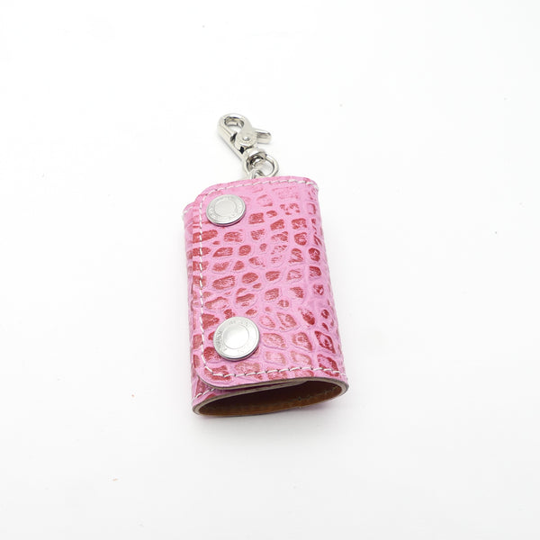 スマートキーホルダー クロコ型押し