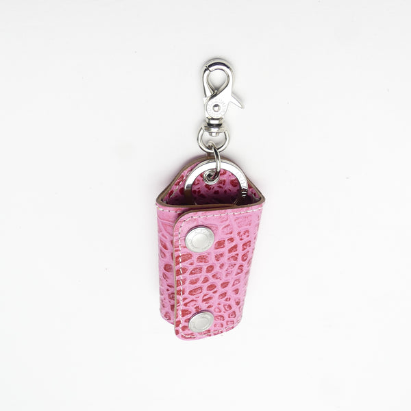 スマートキーホルダー クロコ型押し