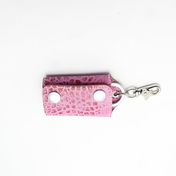 スマートキーホルダー クロコ型押し