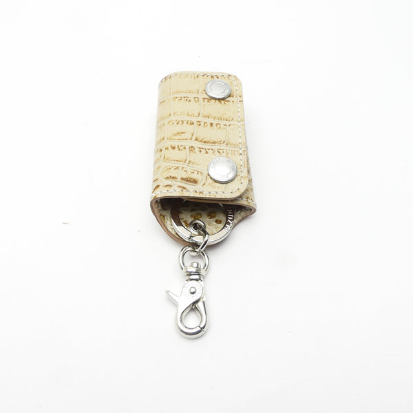 スマートキーホルダー クロコ型押し