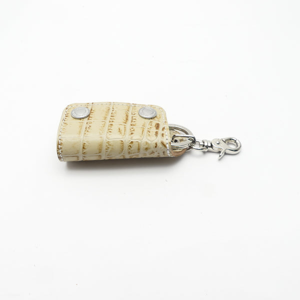 スマートキーホルダー クロコ型押し