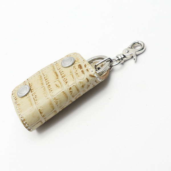 スマートキーホルダー クロコ型押し