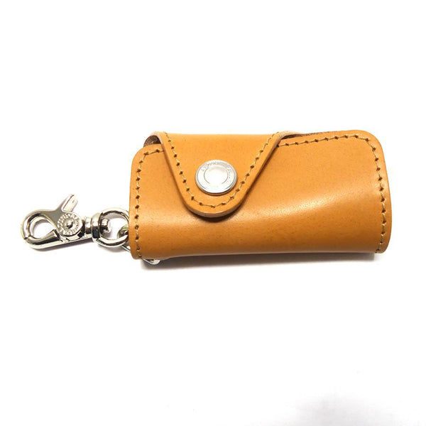 ベロ付4連キーケース サドル