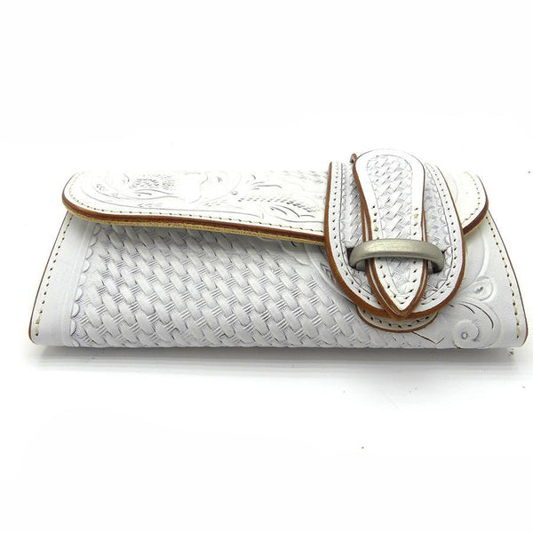 527タイプ メキシコクラフト 19033・花バスケット<熟成革>