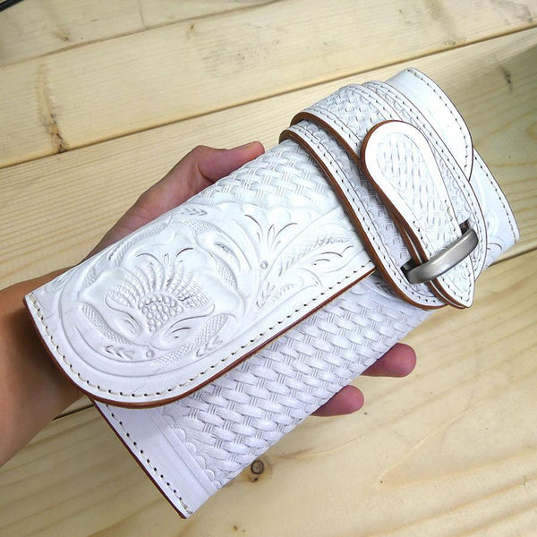 527タイプ メキシコクラフト 19033・花バスケット<熟成革>