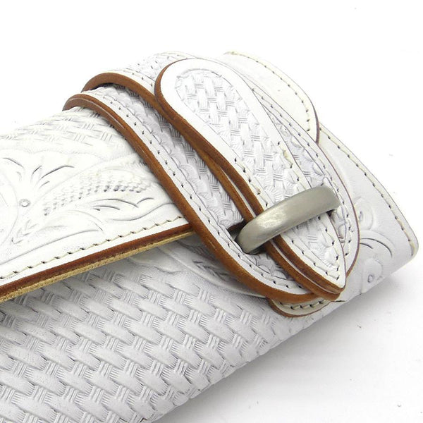 527タイプ メキシコクラフト 19033・花バスケット<熟成革>