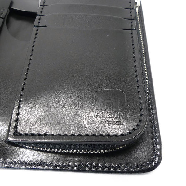 ハーフ財布 L字コイン ゾウ