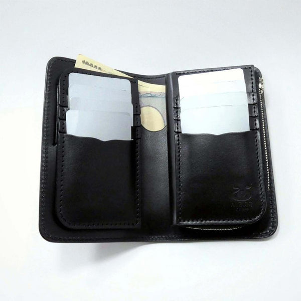 ハーフ財布 L字コイン ゾウ