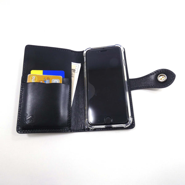 手帳型スマホカバー パイソン Lサイズ