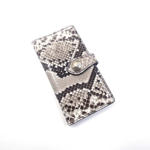 手帳型スマホカバー パイソン Lサイズ