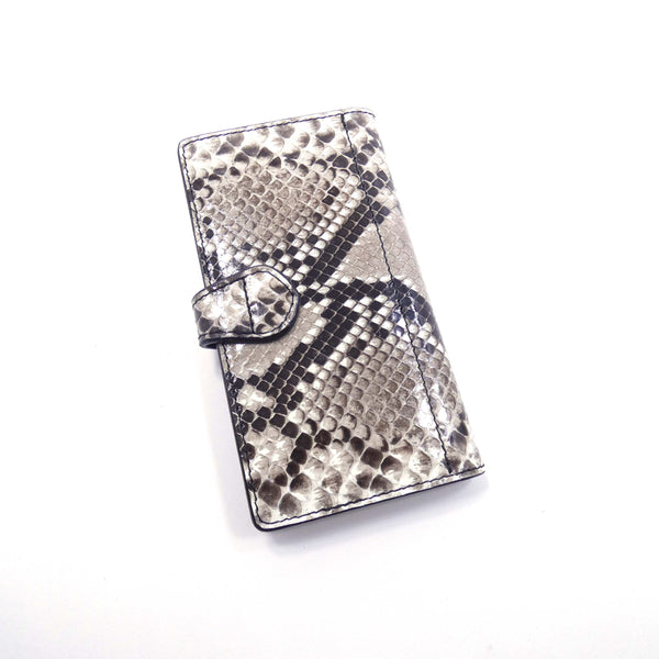 手帳型スマホカバー パイソン Lサイズ