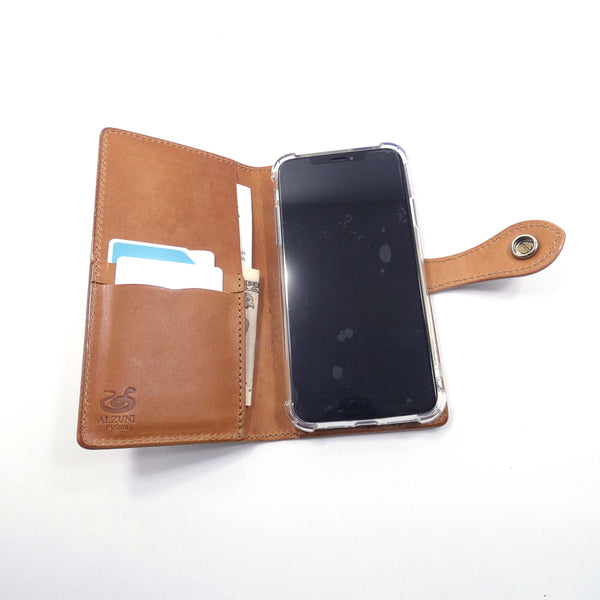 手帳型スマホカバー パイソン Lサイズ