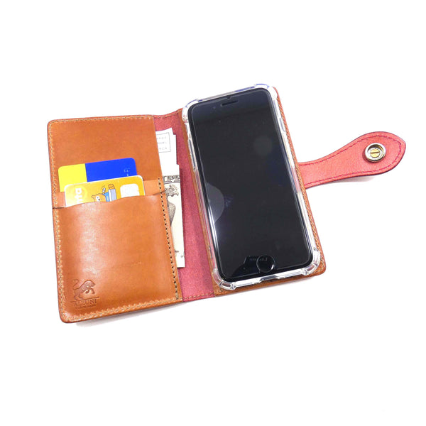 手帳型スマホカバー ペイズリー Mサイズ