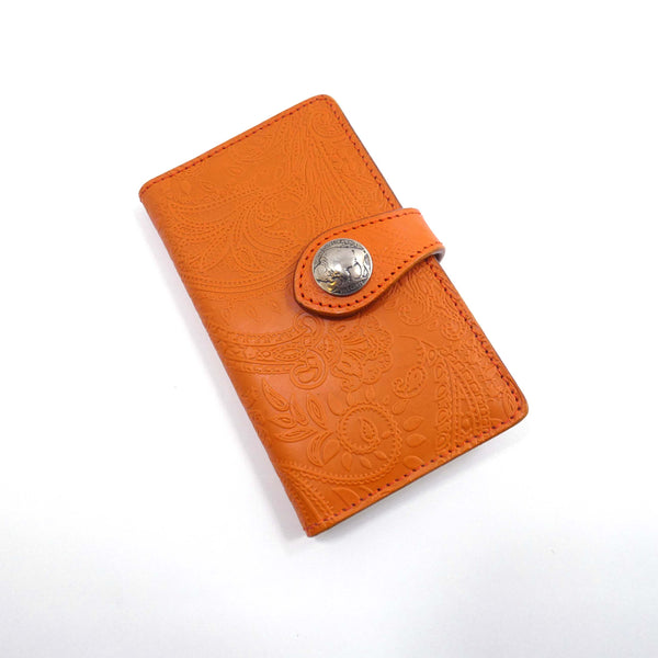 手帳型スマホカバー ペイズリー Mサイズ