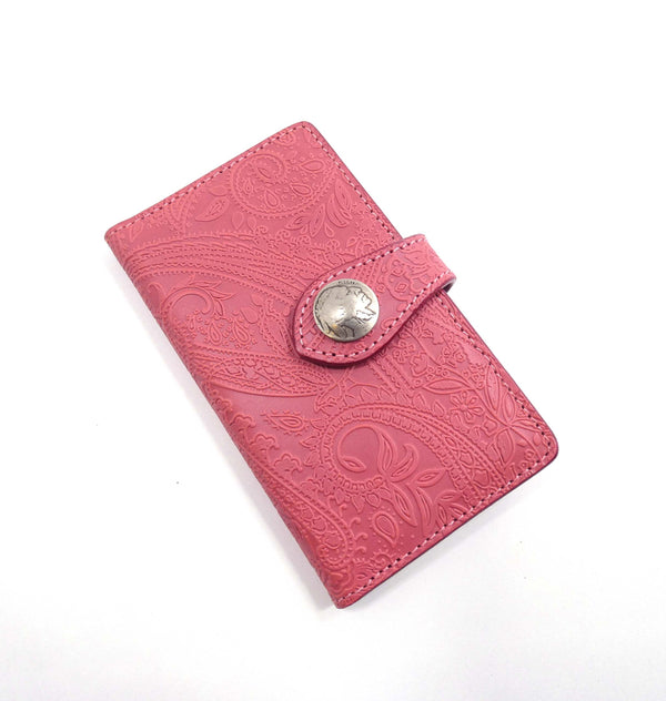 手帳型スマホカバー ペイズリー Mサイズ