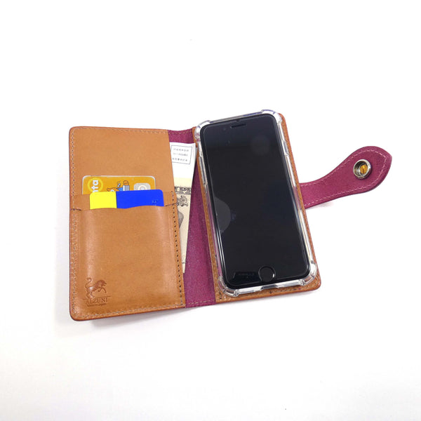 手帳型スマホカバー ペイズリー Mサイズ