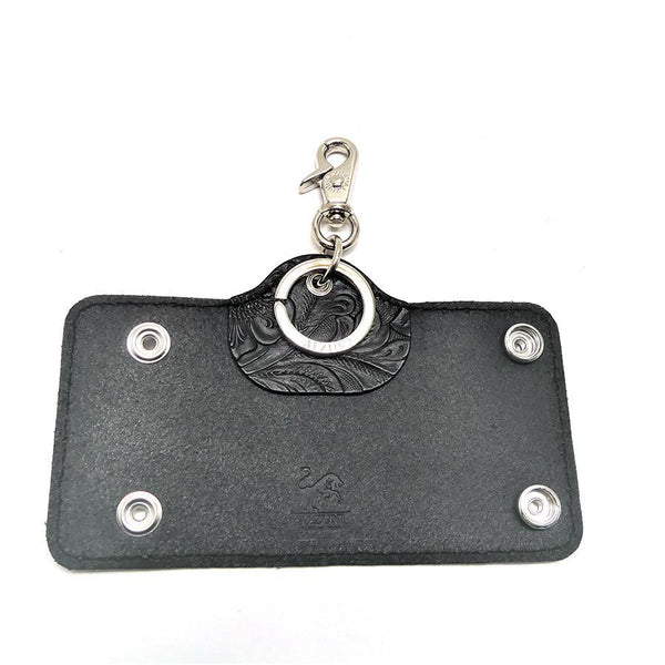 スマートキーホルダー フラワーエンボス