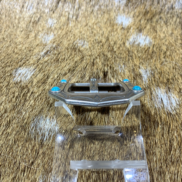 40mm中一美錠(ターコイズ柄)