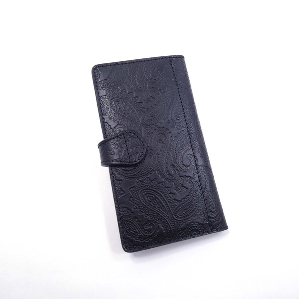 手帳型スマホカバー ペイズリー Mサイズ