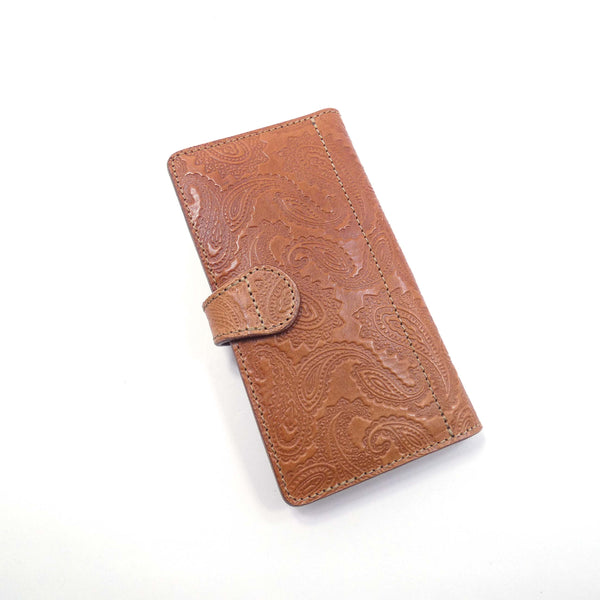 手帳スマホカバー ペイズリー Lサイズ