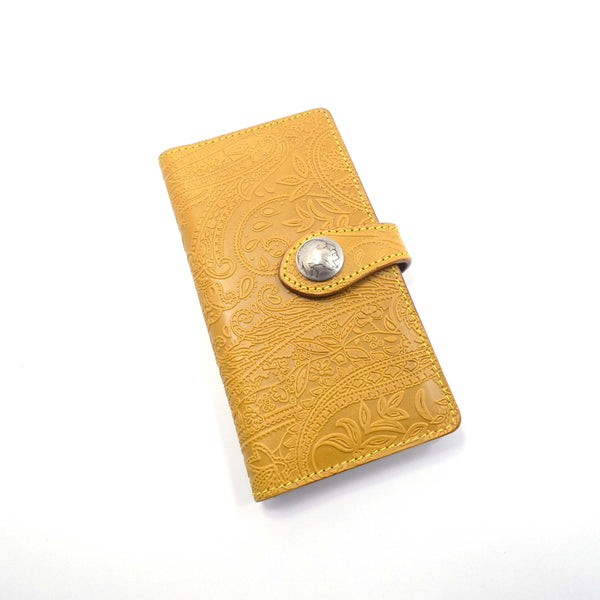 手帳型スマホカバー ペイズリー Mサイズ