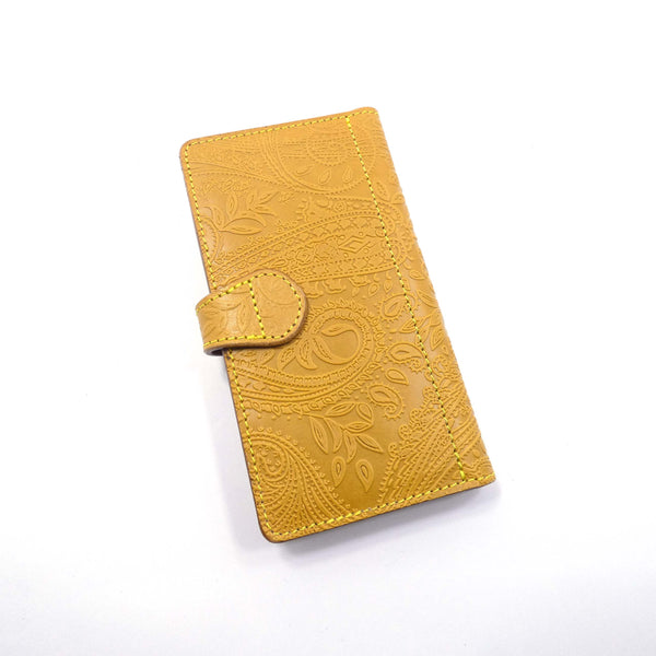 手帳型スマホカバー ペイズリー Mサイズ