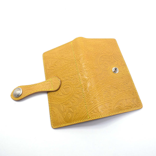 手帳型スマホカバー ペイズリー Mサイズ