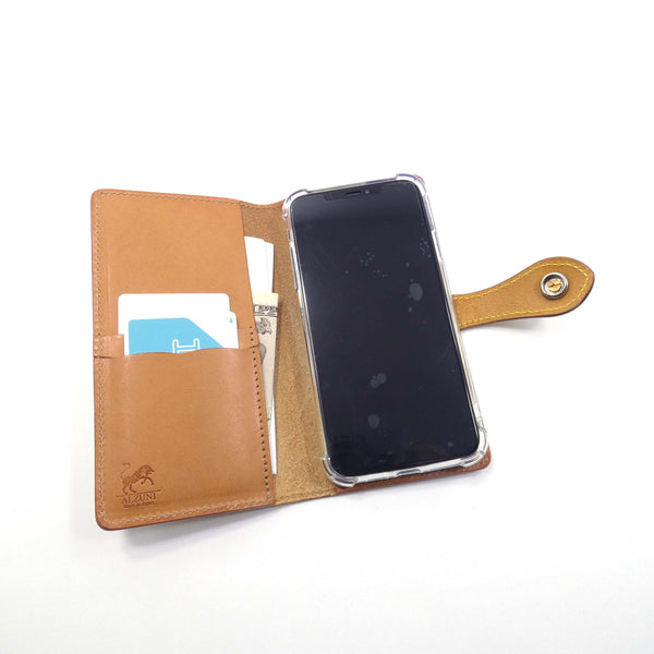 手帳型スマホカバー ペイズリー Mサイズ