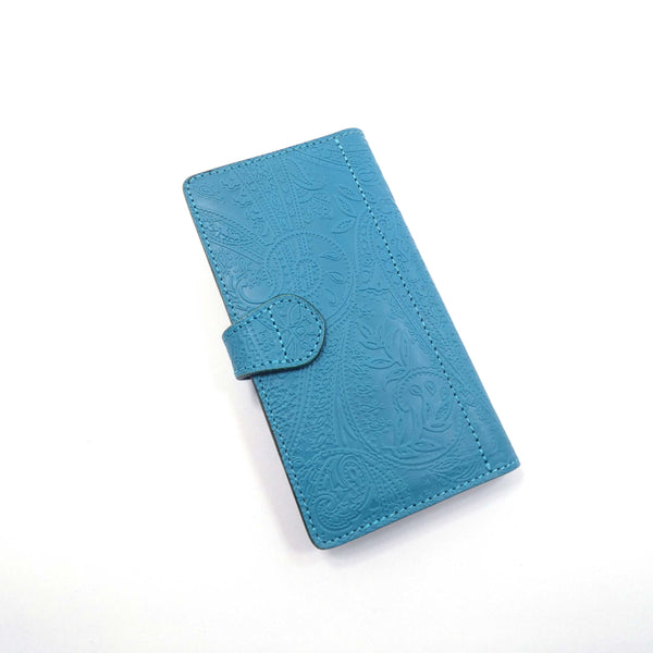 手帳型スマホカバー ペイズリー Mサイズ